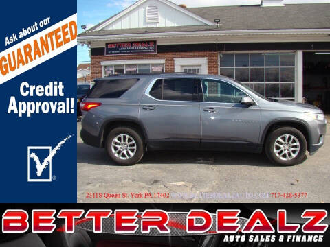 2020 Chevrolet Traverse for sale at Better Dealz Auto Sales & Finance in York PA