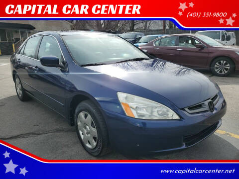 2005 Honda Accord for sale at CAPITAL CAR CENTER in Providence RI