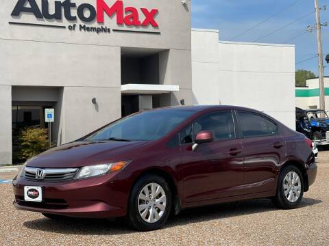 2012 Honda Civic for sale at AutoMax of Memphis - V Brothers in Memphis TN