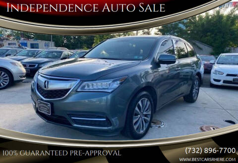 2014 Acura MDX for sale at Independence Auto Sale in Bordentown NJ