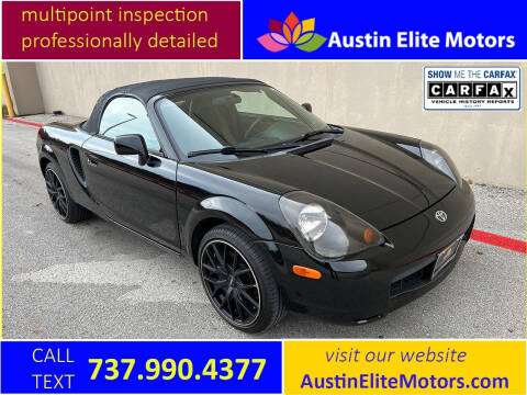 2002 Toyota MR2 Spyder for sale at Austin Elite Motors in Austin TX