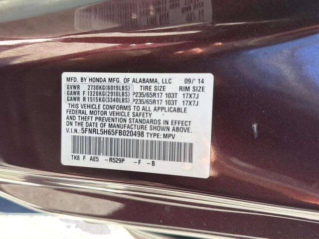 2015 Honda Odyssey EX-L