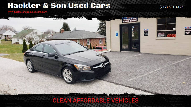 2015 Mercedes-Benz CLA for sale at Hackler & Son Used Cars in Red Lion PA