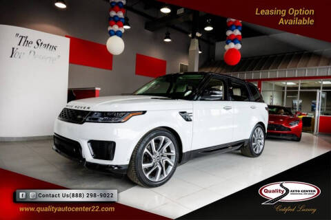 2022 Land Rover Range Rover Sport for sale at Quality Auto Center of Springfield in Springfield NJ