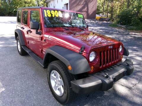 2012 Jeep Wrangler Unlimited for sale at Clift Auto Sales in Annville PA