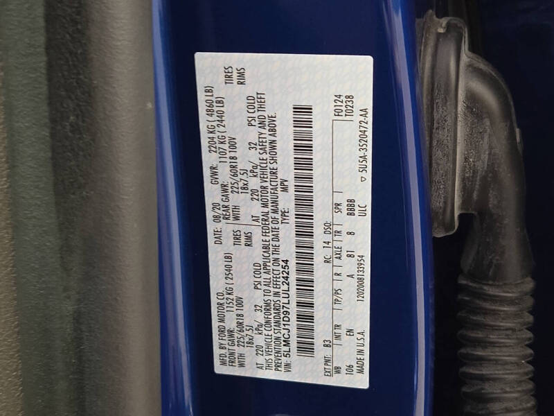 2020 Lincoln Corsair Standard