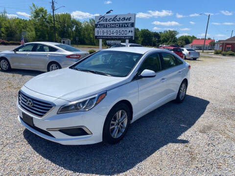 2017 Hyundai Sonata for sale at Jackson Automotive in Smithfield NC