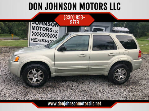 2003 Ford Escape for sale at DON JOHNSON MOTORS LLC in Lisbon OH