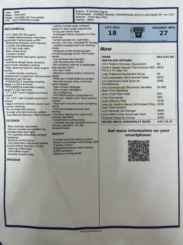 1998 Chevrolet Corvette