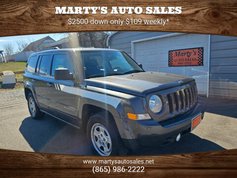 2016 Jeep Patriot for sale at Marty's Auto Sales in Lenoir City TN
