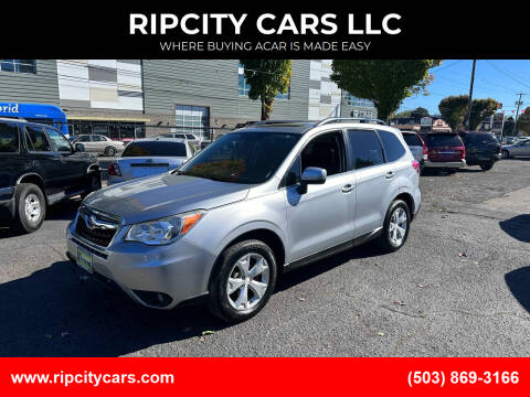 2014 Subaru Forester for sale at RIPCITY CARS LLC in Portland OR