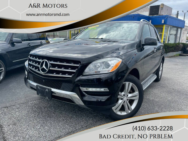 2014 Mercedes-Benz M-Class for sale at A&R Motors in Baltimore MD