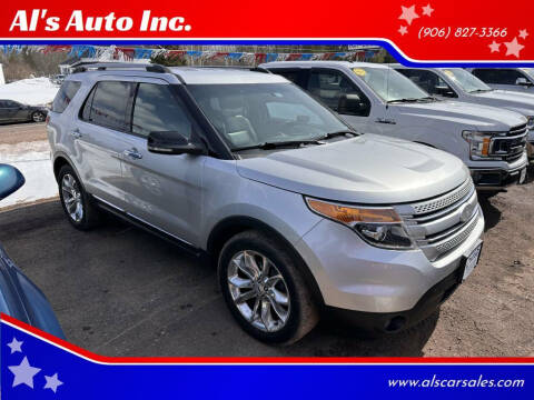 2012 Ford Explorer for sale at Al's Auto Inc. in Bruce Crossing MI