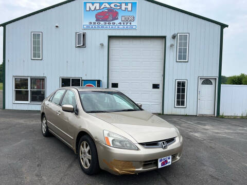 2005 Honda Accord for sale at MACH MOTORS in Pease MN