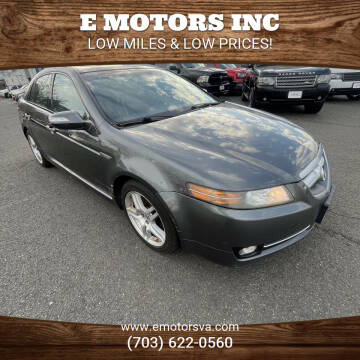 2008 Acura TL for sale at E Motors INC in Vienna VA