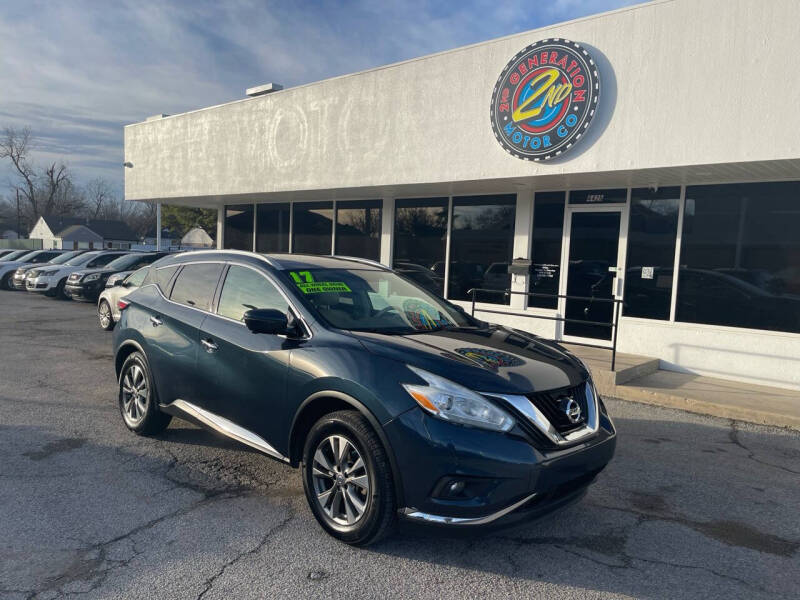 2017 Nissan Murano for sale at 2nd Generation Motor Company in Tulsa OK