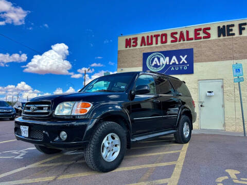 2002 Toyota Sequoia for sale at M 3 AUTO SALES in El Paso TX