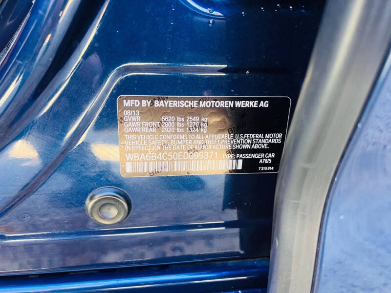 2014 BMW 6 Series 650i xDrive Gran Coupe