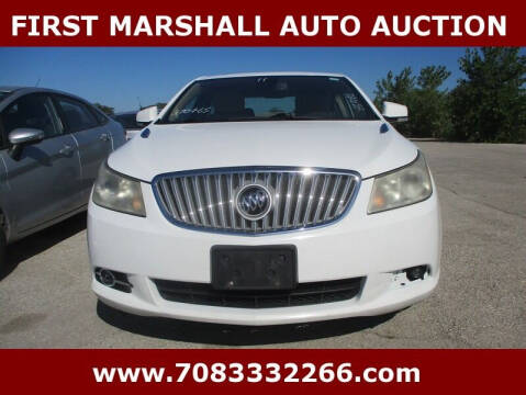 2011 Buick LaCrosse for sale at First Marshall Auto Auction in Harvey IL