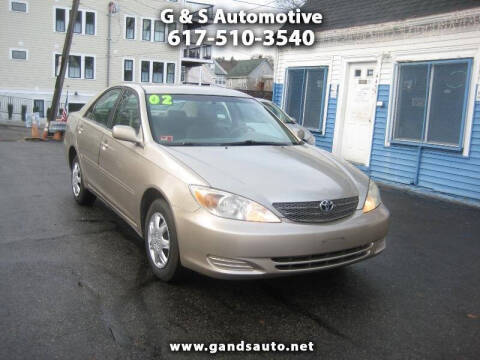 2002 Toyota Camry for sale at G & S Auto Service in Roslindale MA