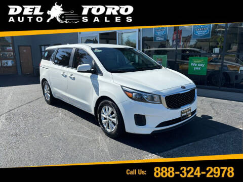 2016 Kia Sedona for sale at DEL TORO AUTO SALES in Auburn WA