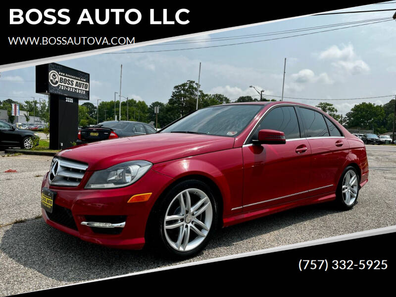 2013 Mercedes-Benz C-Class for sale at BOSS AUTO LLC in Norfolk VA