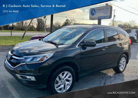 2016 Honda CR-V for sale at R J Cackovic Auto Sales, Service & Rental in Harrisburg PA