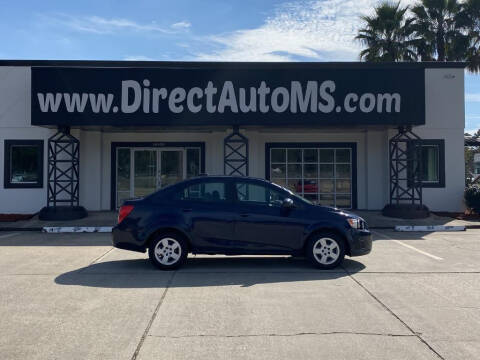 2015 Chevrolet Sonic for sale at Direct Auto in D'Iberville MS