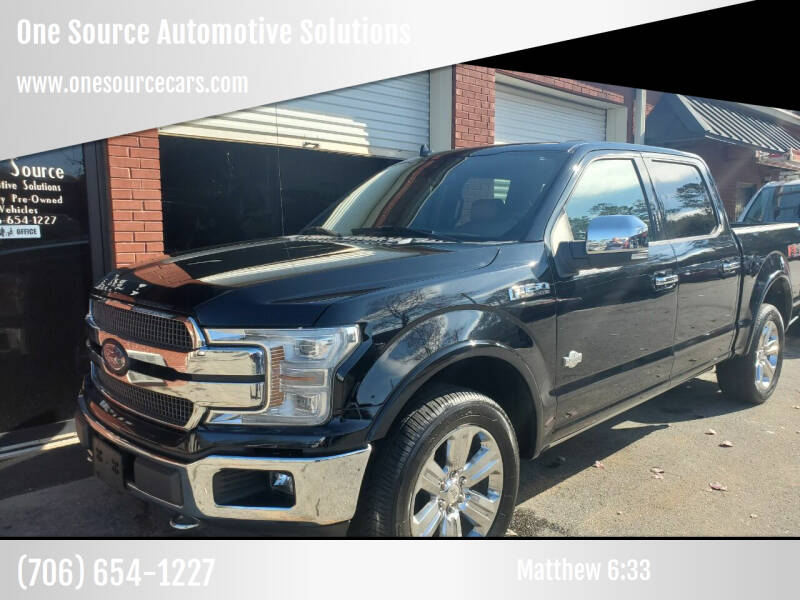 2018 Ford F-150 for sale at One Source Automotive Solutions in Braselton GA