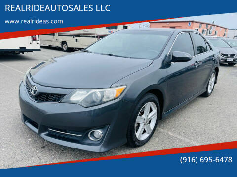 2012 Toyota Camry for sale at REALRIDEAUTOSALES LLC in Sacramento CA