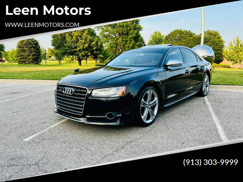 2015 Audi S8 for sale at Leen Motors in Merriam KS