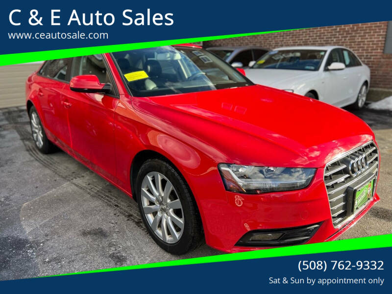 2013 Audi A4 for sale at C & E Auto Sales in Worcester MA