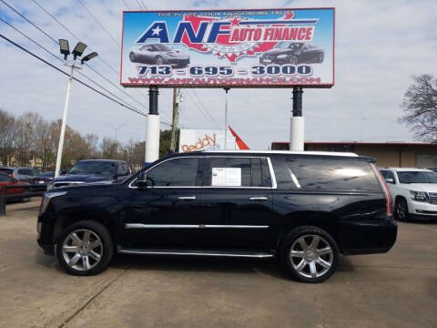 2017 Cadillac Escalade ESV for sale at ANF AUTO FINANCE in Houston TX