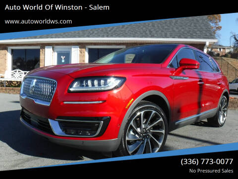 2020 Lincoln Nautilus for sale at Auto World Of Winston - Salem in Winston Salem NC