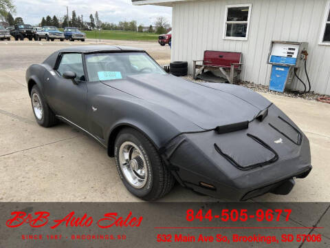 1977 Chevrolet Corvette for sale at B & B Auto Sales in Brookings SD