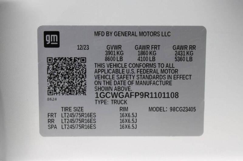 2024 Chevrolet Express 2500