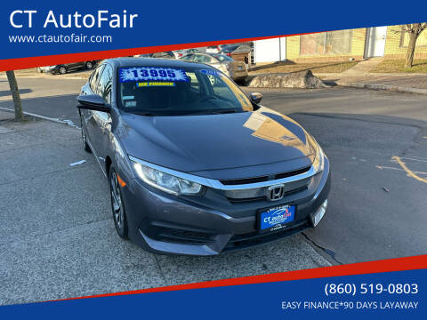 2018 Honda Civic for sale at CT AutoFair in West Hartford CT