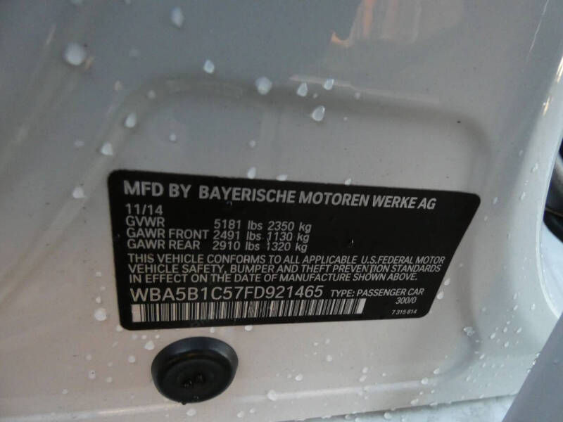 2015 BMW 5 Series 535i