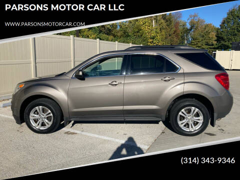 2012 Chevrolet Equinox for sale at PARSONS MOTOR CAR LLC in Hillsboro MO