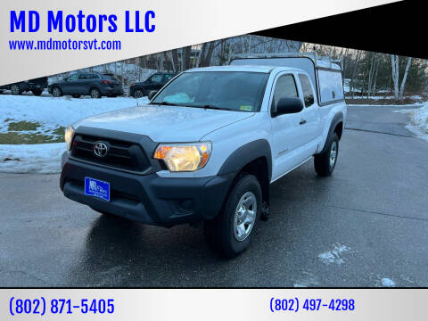 2015 Toyota Tacoma for sale at MD Motors LLC in Williston VT