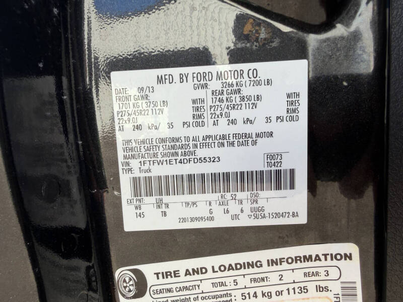 2013 Ford F-150 Limited