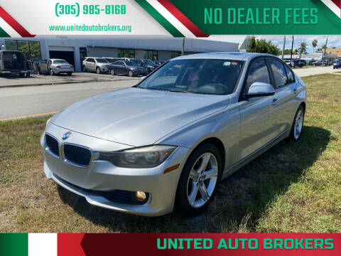 2014 BMW 3 Series for sale at UNITED AUTO BROKERS in Hollywood FL