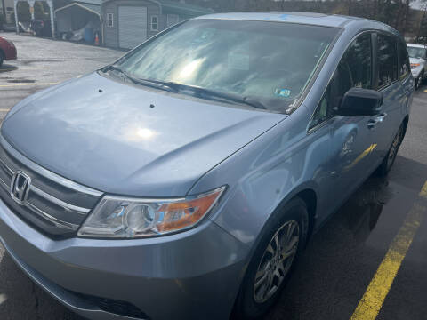 2012 Honda Odyssey for sale at BURNWORTH AUTO INC in Windber PA