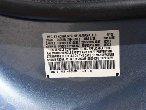 2009 Honda Odyssey EX-L