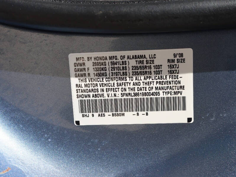 2009 Honda Odyssey EX-L