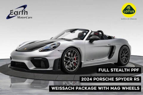 2024 Porsche 718 Boxster Spyder RS