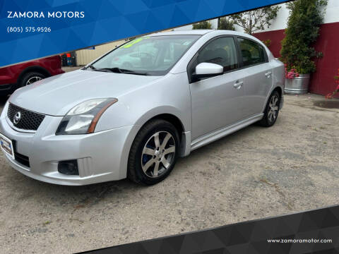 2012 Nissan Sentra for sale at ZAMORA MOTORS in Oxnard CA