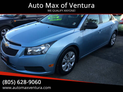 2012 Chevrolet Cruze for sale at Auto Max of Ventura in Ventura CA
