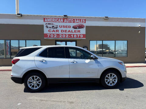 2020 Chevrolet Equinox for sale at American Auto Sales in Las Vegas NV