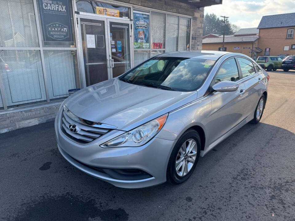 2014 Hyundai SONATA for sale at B N M Auto Sales Inc in New Castle, PA